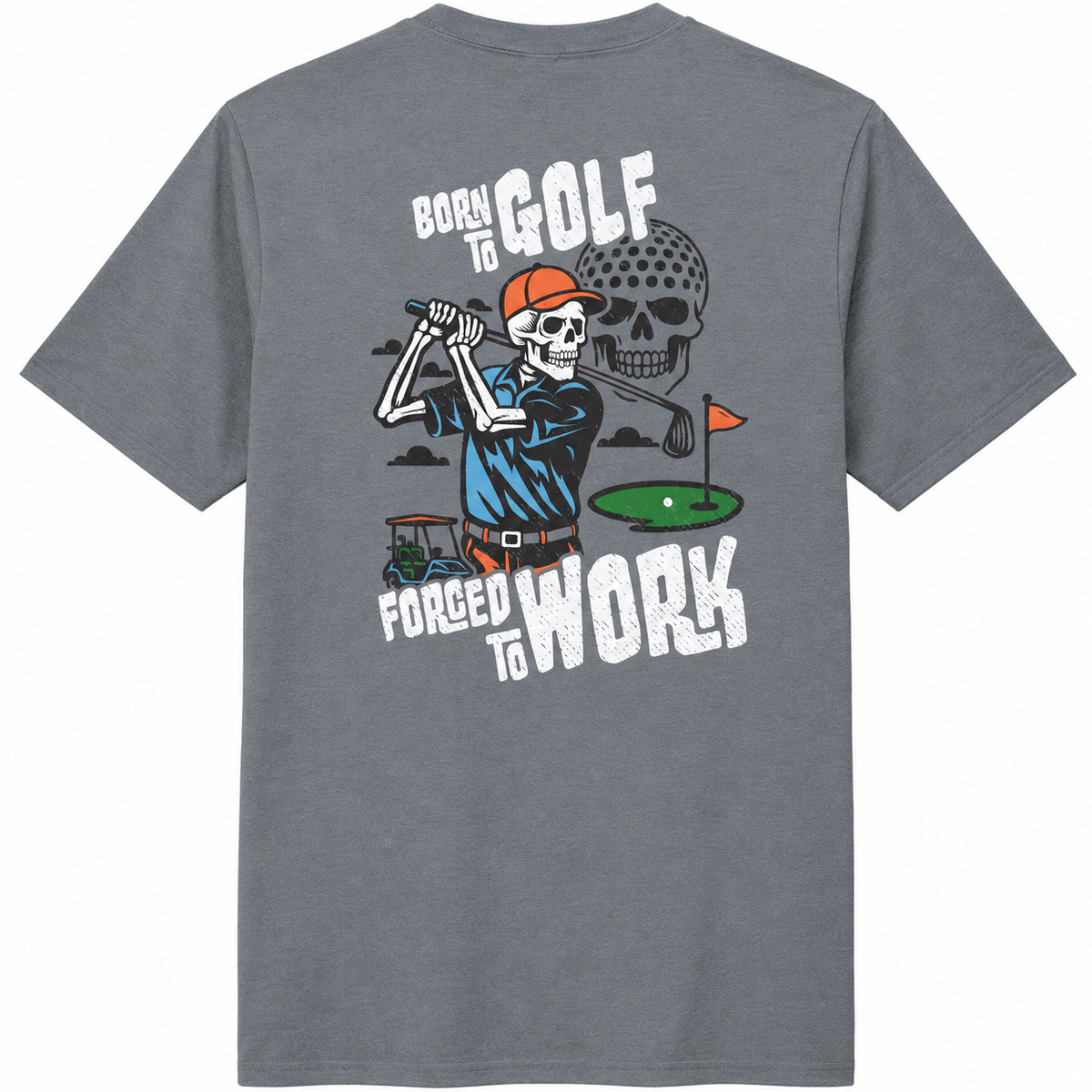 Born To Golf Graphic Tee Back